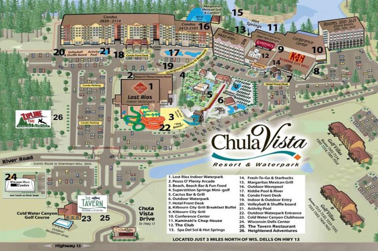Chula Vista Condo Unit #2145 威斯康星戴尔 外观 照片